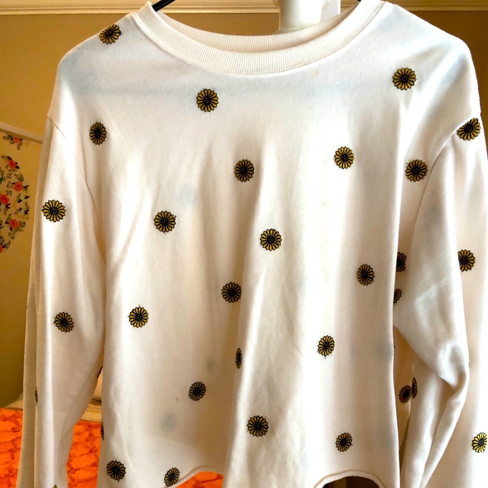Long sleeve thin sweatshirt